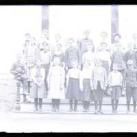 Negative, glass plate