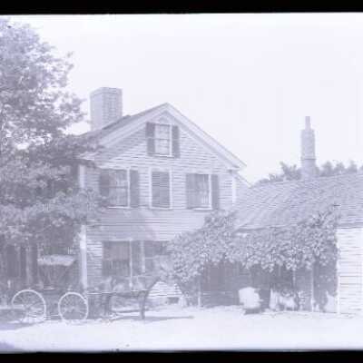 Negative, glass plate