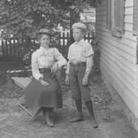Negative, glass plate