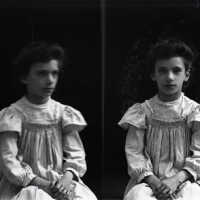 Negative, glass plate