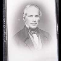 Negative, glass plate