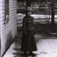 Negative, glass plate