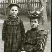 Negative, glass plate