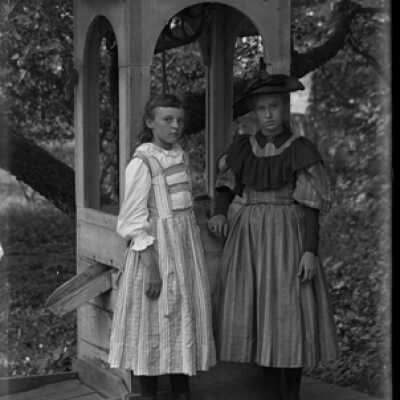 Negative, glass plate