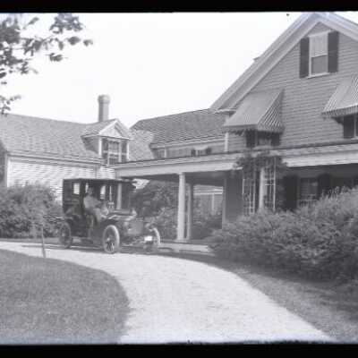 Negative, glass plate