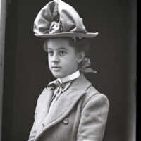 Negative, glass plate