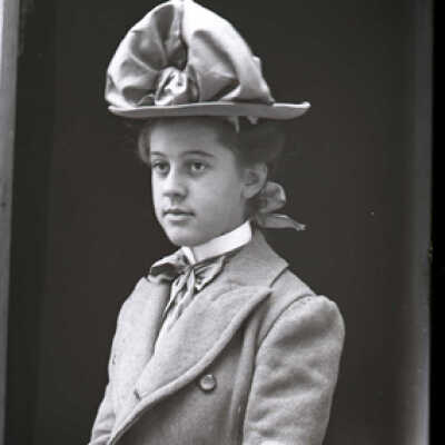 Negative, glass plate