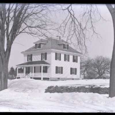 Negative, glass plate