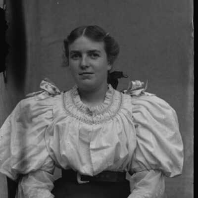 Negative, glass plate