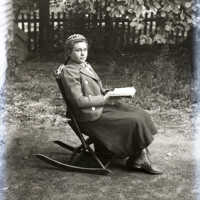Negative, glass plate