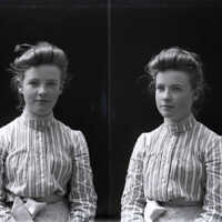 Negative, glass plate