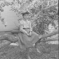 Negative, glass plate