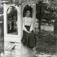 Negative, glass plate