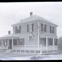 Negative, glass plate