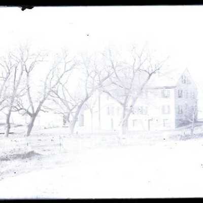 Negative, glass plate