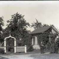 Negative, glass plate