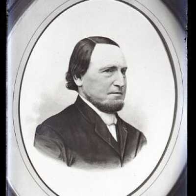 Negative, glass plate