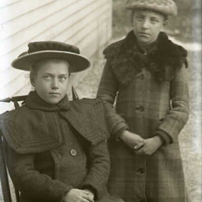 Negative, glass plate