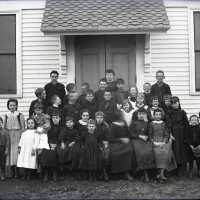 Negative, glass plate