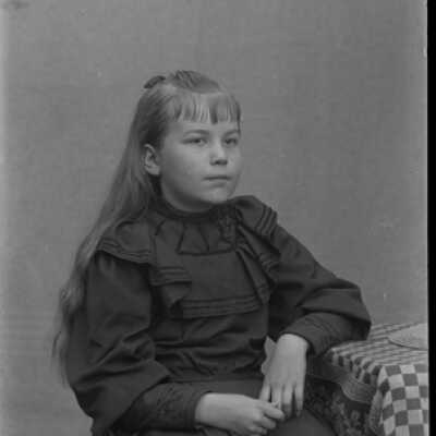 Negative, glass plate