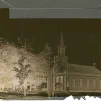 Negative, glass plate