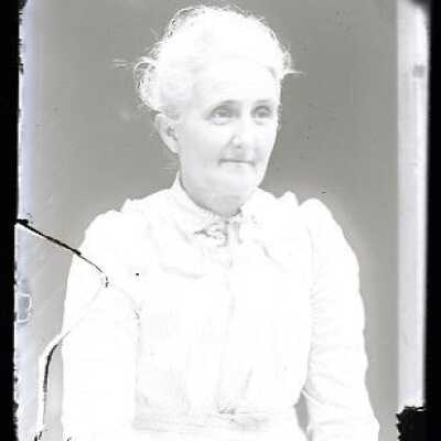 Negative, glass plate