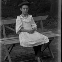 Negative, glass plate