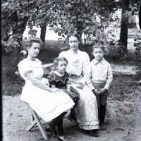 Negative, glass plate