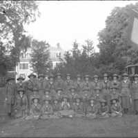 Negative, glass plate