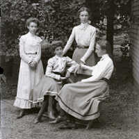 Negative, glass plate
