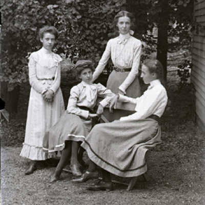 Negative, glass plate