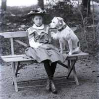 Negative, glass plate