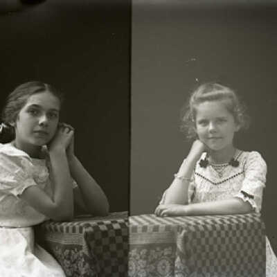 Negative, glass plate