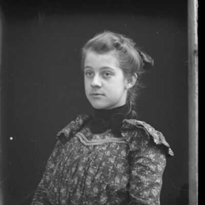 Negative, glass plate