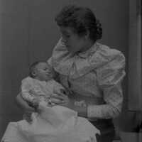 Negative, glass plate