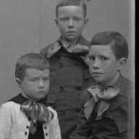 Negative, glass plate