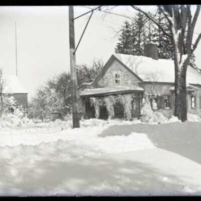 Negative, glass plate