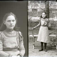 negative, glass plate