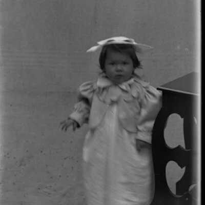 Negative, glass plate