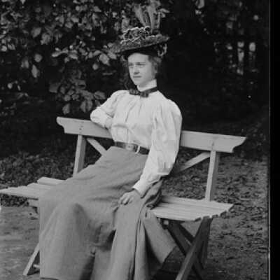 Negative, glass plate