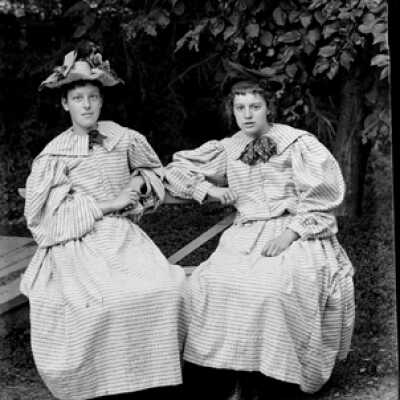 Negative, glass plate