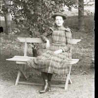 Negative, glass plate