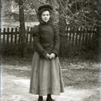 Negative, glass plate