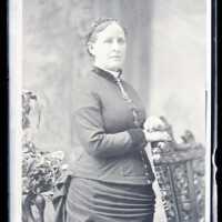 Negative, glass plate