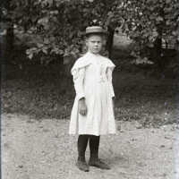 Negative, glass plate
