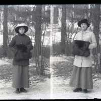 Negative, glass plate