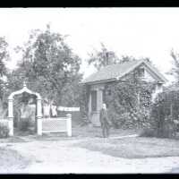 Negative, glass plate