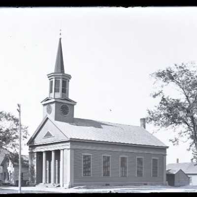 Negative, glass plate