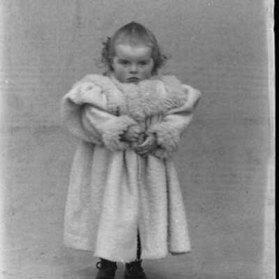 Negative, glass plate