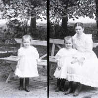 Negative, glass plate